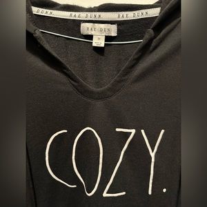 Rae Dunn black hoodie/shirt size 3x